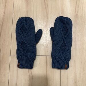 Timberland Fleece-Lined Winter Gloves - Navy